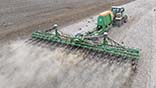 Amazone Condor 15001-C Direct Drill - SFI planting into ground that received a prior gypsum application.