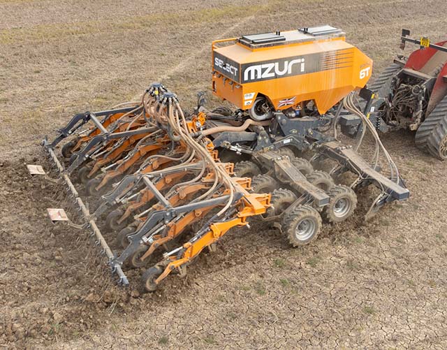 Drilling into overwintered stubble