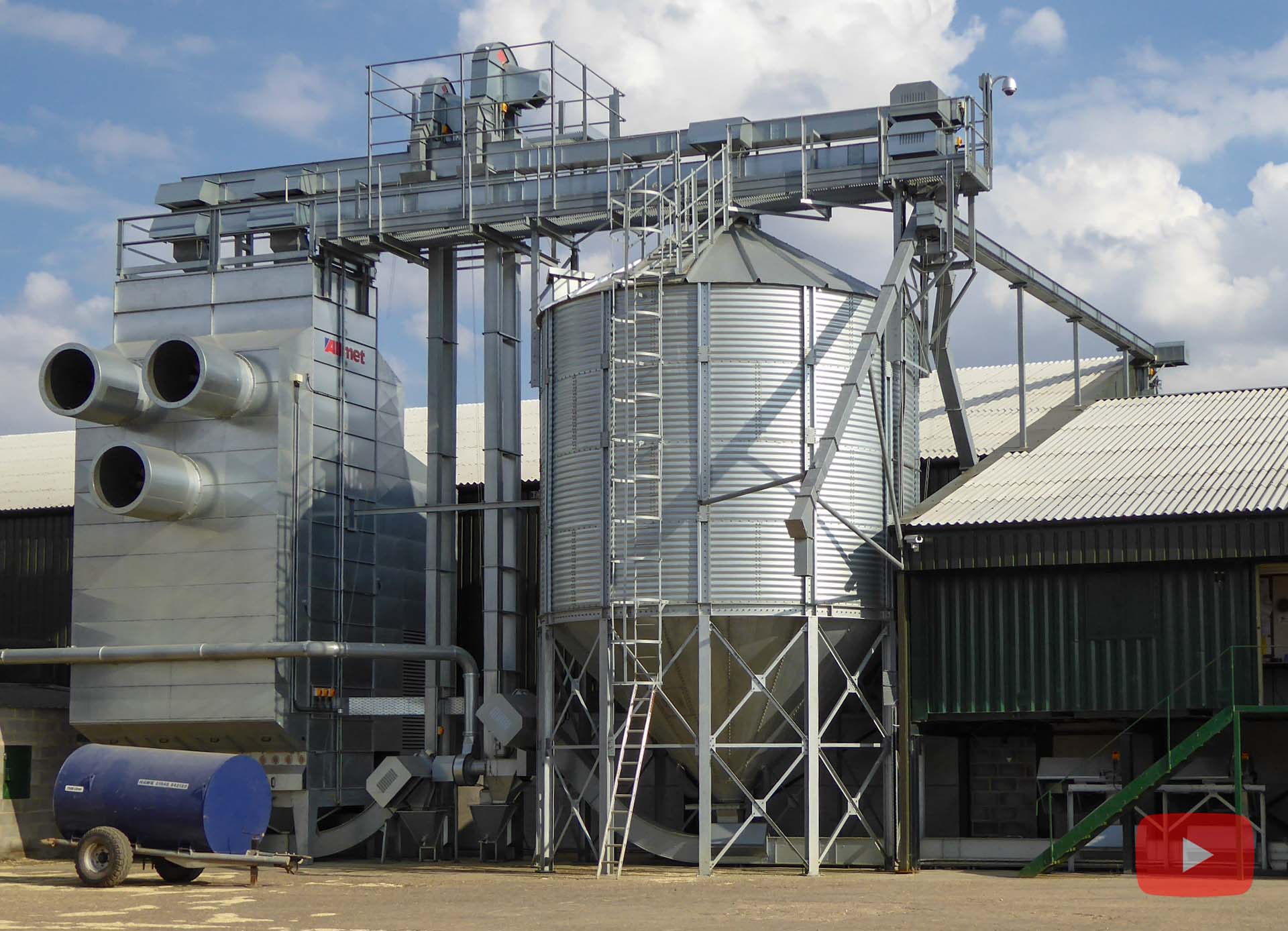 Conant Farming Grain Dryer Spanhoe Airfield